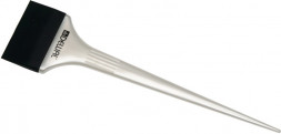 Кисть-лопатка DEWAL для окрашивания, силиконовая, черная с белой ручкой, широкая 54мм
